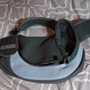 Stylish Gray and Blue Pets Belly Bag